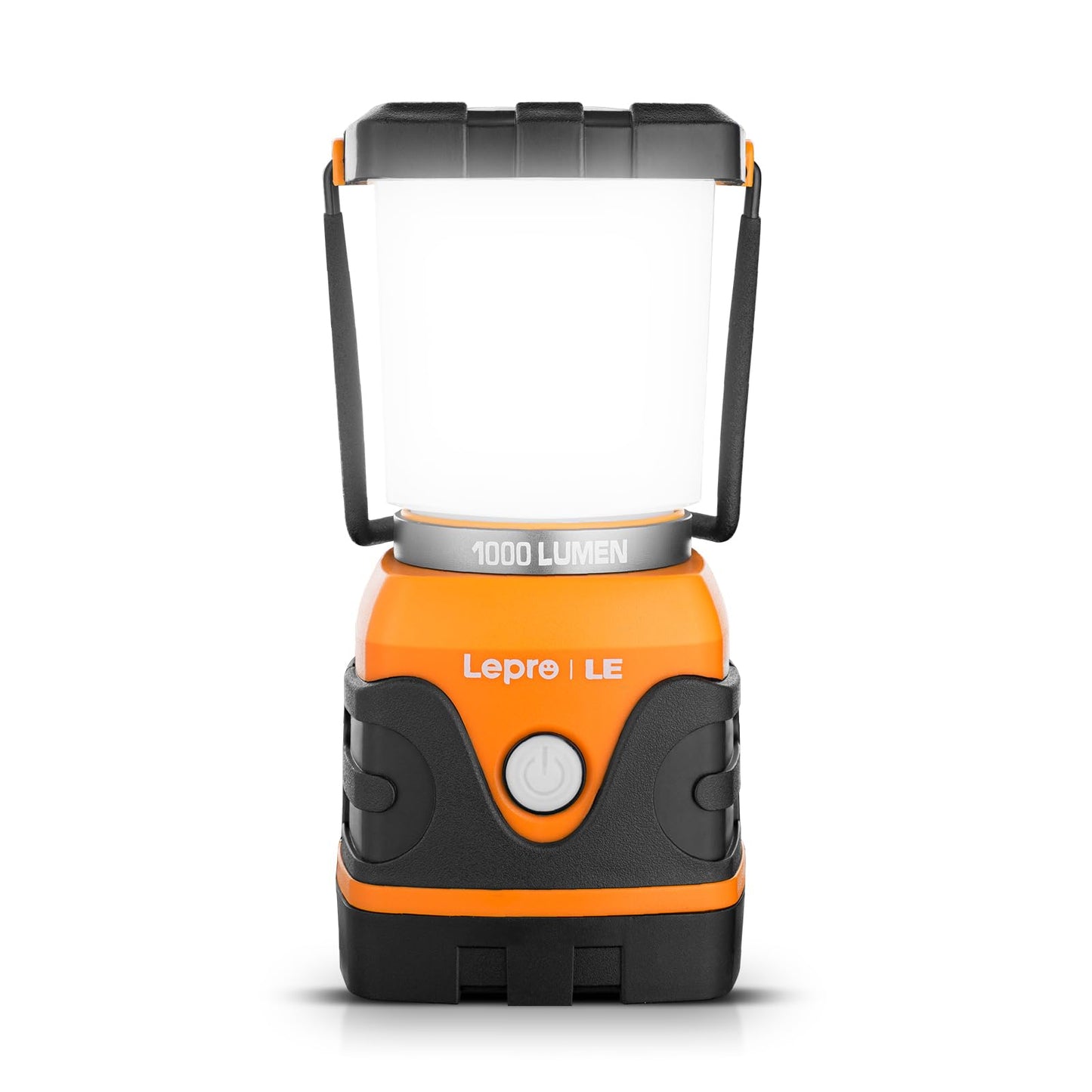 LE 1000LM Battery Powered LED Camping Lantern, Waterproof Tent Light with 4 Light Modes, Camping Essentials, Portable Lantern Flashlight for Camping, Emergency Light, Power Outages, Not Rechargeable